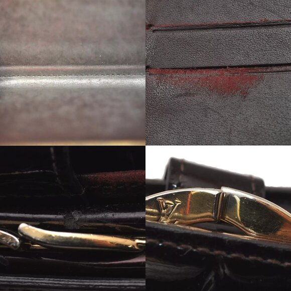 350184AD Louis Vuitton Wallet Purple Monogram Vernis - Picture 12 of 14